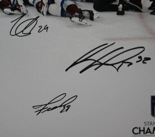 Тимот на Колорадо Лавич потпиша 16x20 Фото 6 SIGS Maker Kuemper Fan 37469 - Autographed NHL Photos
