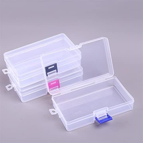 Кутии за складирање на HTCAT со капаци за складирање кутија со кутии за алатки пластична контејнер кутија за алатки за шиење на