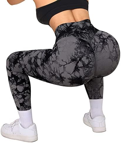 Хеланги со високи половини за жени црна мачка се протегаат долги панталони со целосна должина Контрола на стомакот за јога за тренингот