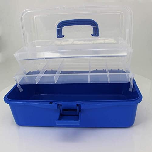 Кутија за складирање на алатки за преносно преклопување на јутагос со три-слој кутија за складирање со кантилувер сад за пластична хардверска