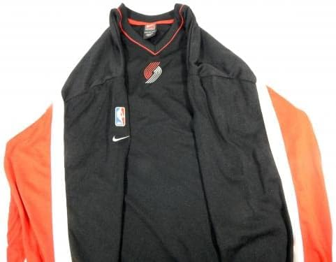 2000 -тите Портланд Трејлајзерс игра издадена црна кошула за стрелање 2XL DP42775 - користена игра во НБА