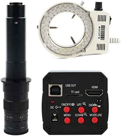 Комплет за додатоци за микроскоп за возрасни USB електронски дигитален индустриски видео микроскоп камера 100x 180x 300x C монтирање на леќи
