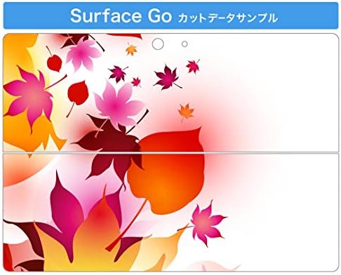 Декларална покривка на igsticker за Microsoft Surface Go/Go 2 Ultra Thin Protective Tode Skins Skins 001303 есенски лисја есен