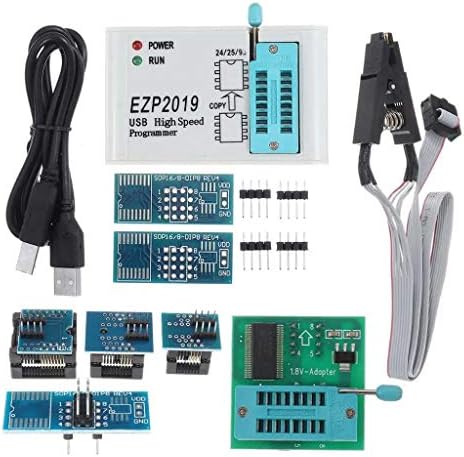 SARA-U EZP2019 Поддршка за програмер со голема брзина USB SPI Програмер 24 25 93 серии чипови EEPROM 25 Flash Bios Chip со 8 штекер