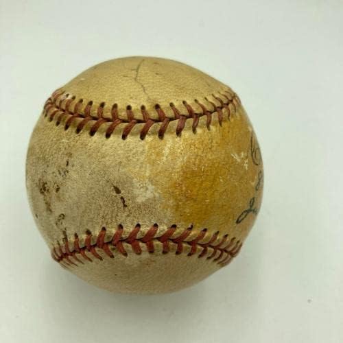 Кони Мек „85 години млад 1948 година“ сингл потпишан бејзбол JSA COA - автограмирани бејзбол