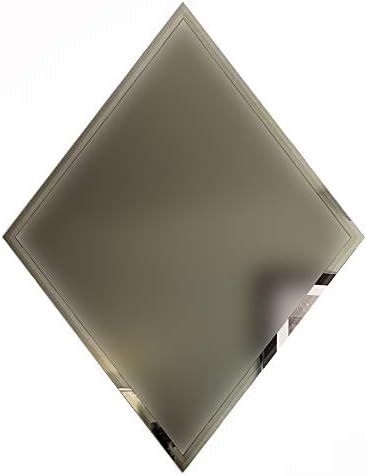 Аболос 6 x 8 кора и стап сребрено стакло дијамантско сјајно огледало на задниот дел од wallидна плочка