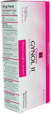 Опции Gynol VaginalContraceppation Gel Дополнителна јачина