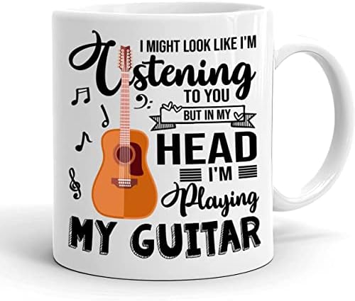 Можеби изгледам како да те слушам, но во главата ја свирам мојата гитара - најдобар подарок за guitarубител на гитара - роденден