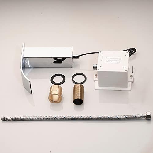 Палуба за тапа за бања, монтиран автоматски сензор за вода миксер за миксер за слободен допир за бања мијалник за мијалник од чешма