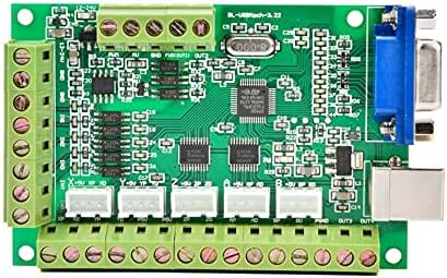 Возач на мотор Davitu - Зелен контролер за движење со 5 оски USB интерфејс табла CNC CNOW CONTROL CONTROL CAST + без стоп -рачна рака