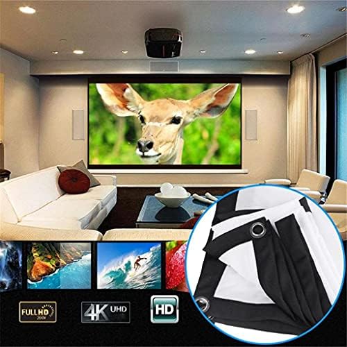 N/A 3D HD Wallид монтиран Проекциски екран на платно предводена од проектор со висока осветленост 120 инчи-60инч за домашно кино за