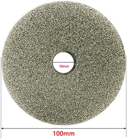 UXCELL 100мм 4-инчен грип 120 дијамантски обложен рамен диск на дискот за мелење на пескарење