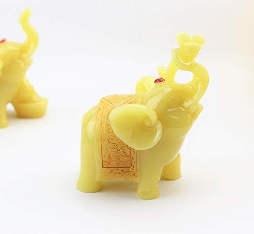 Ние го плаќаме вашиот данок на продажба Фенг Шуи сет од 3 статуи на слонови богатство Среќа фигурини за домашни украси Домаќинство