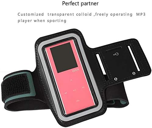 Mp3 плеер Armband Спортски рачен зглоб Армбејд прилагодлив трчање тенок лесен опсег за рака за MP3 плеер за тренинг, клучен џеб