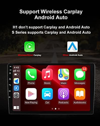 10.1 Инчен Автомобил Стерео Радио за Џип Компас -2018 Со Безжичен Карплеј Андроид 12 Радио Со Bluetooth, WiFi, SWC, Огледало