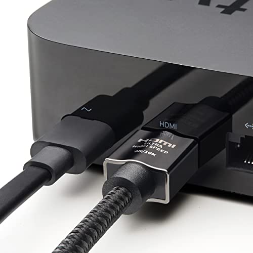 Zeskit X-Tech 48gbps Ултра Голема Брзина HDMI Кабел 5ft, 8K60 4K120 144hz erc HDR HDCP 2.2 2.3 Компатибилен Со Dolby Vision Apple