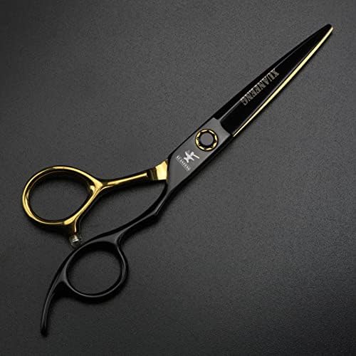 Ксуанфенг Ножици За Коса Со Црно Златно Лежиште 6 инчи 9цр18 Челик Професионални Ножици За Сечење И разредување Фризерски Ножици За Стилизирање
