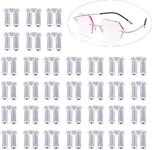 Ју 100 Парчиња Проѕирни Пластични Ракави За Компресија За Очила Без Обрач Алатки За Фиксирање Додатоци