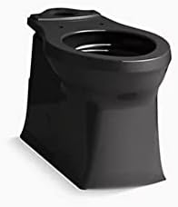 Кохлер 4144-7 Корбел тоалета за тоалети, црна