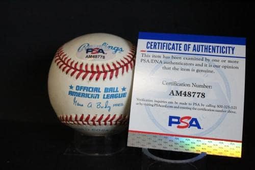 Боб Лимон потпишан безбол автограм автограм автограм PSA/DNA AM48778 - автограмирани бејзбол