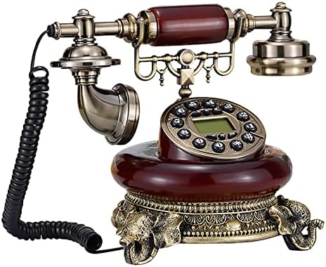 Ретро фиксна телефонска линија Европски стил Антички стар телефонски десктоп кабел фиксен телефон за канцеларија хотелска декорација