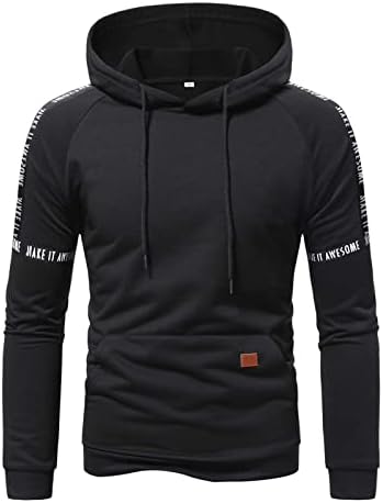 XXBR јакни со качулка за мажи, есенски зимски блок во боја, крпеници за џемпери, спортови за спортски дуксери, надворешна облека