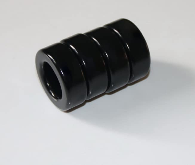 Fielect 15pcs тороидно јадро Ферит чак од железо во прав Индуктор Ферит прстен 24.1x39.9x14.5mm ， црно
