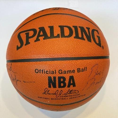 1972-73 Yorkујорк Никс НБА Шампионски тим потпиша НБА игра кошарка JSA COA - Автограмирани кошарка