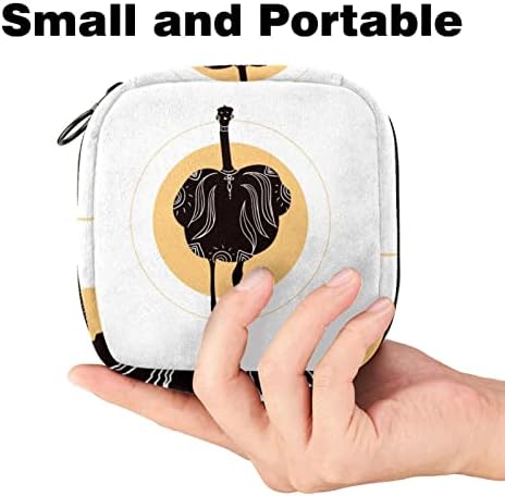 Санитарна торба за складирање на салфетка, менструална торба со торбички за гаќички за тампон за женски производ со патент за тинејџери