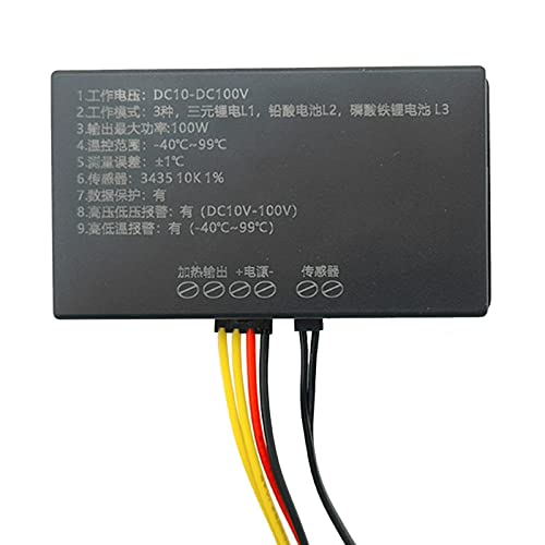 Индикатор за капацитет DC9V-100V литиум-детектор на моќност LED мерач со тестер за дигитален капацитет на функцијата за контрола на температурата