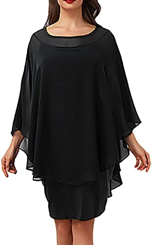 Miashui се облекува обичен за жени моден готски готски фустан со долги ракави ретро половината долга фустан вечер тенок фустани за кривини