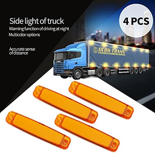 CoolQi 4PCS приколка за приколка светла Водоотпорни LED светилки за камион, автомобил, RV, кампер автобус