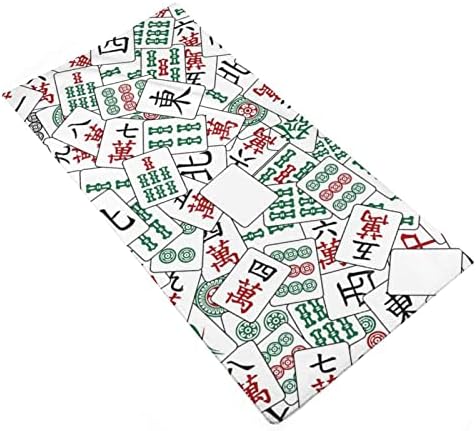 Кинеска шема на Махјонг, крпа за миење садови 28,7 x13,8 крпи за лице Суперфинирани влакна Високо апсорбирани крпи крпи рачни крпи