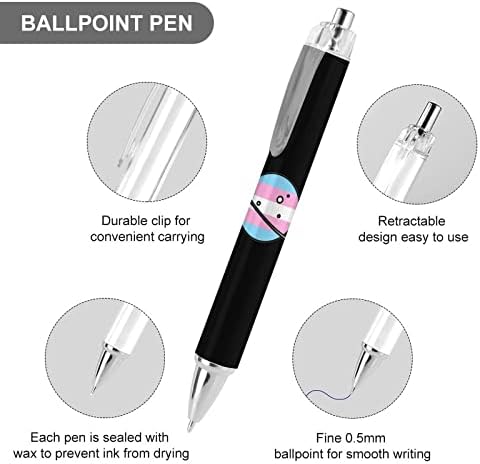 Транс Планета Балпоинт пенкало за повлекување на пенкала за мажи за жени