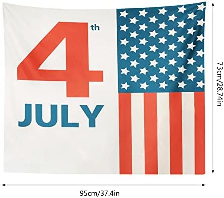 Организатор на планер за настани со јазичиња и џебови патриотски фото позадина крпа за Денот на независноста на Денот на забавата