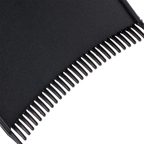 Lurrose 3PCS коса истакнувајќи чешел бербер рамен врвен чешел чешел за секција на табла поставена за боја на коса