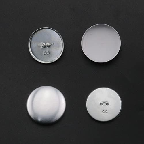 Копчиња за само покритие ZCZQC 50SET 28mm 44L метални занаетчиски копчиња за опфатени копчиња за покривање со рамни грбови