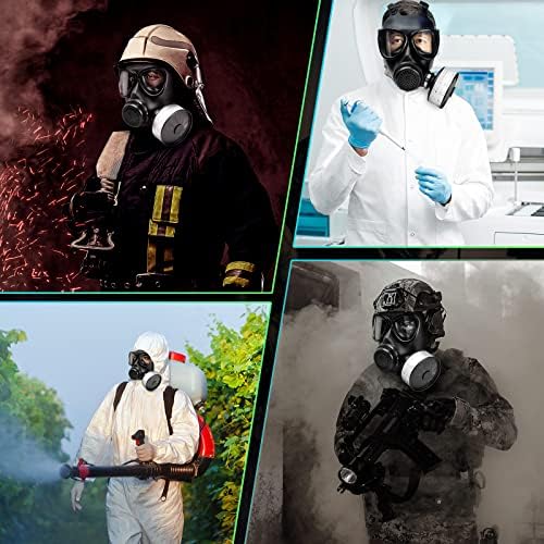 LZLLHX гасна маска за опстанок нуклеарно и хемиско, маска за гас маска тактичка маска за гас воена оценка - активиран филтер за