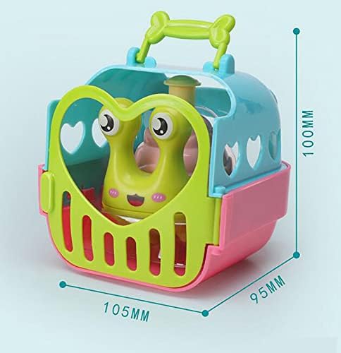 Симпатична кафез притискајќи мала количка за играчки бебе симпатично миленичиња едукативни играчки за играчки математика множење математика