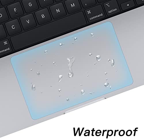 Заштитникот на TrackPad го покрива кожата компатибилна со MacBook Pro 16 Inch Model A2485, анти-гребење и водоотпорна обвивка за јасен допир подлога