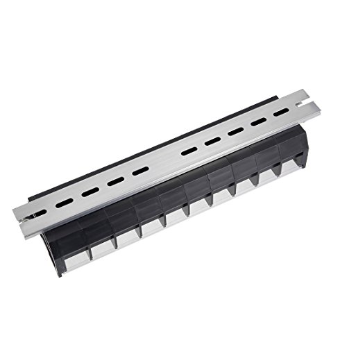 Uxcell Barrier Terminal Strip Block 660V 100A двојни редови 10p DIN Rail Base Connector Connector Connect
