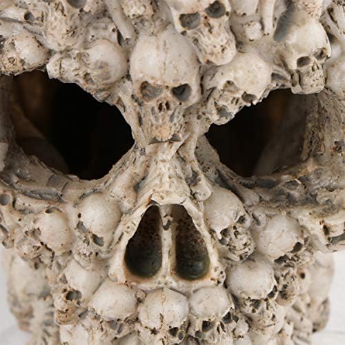 Вештачки скелет за украси на орнам-орнам-аквариум-аквариум, вештачки декорации на глава