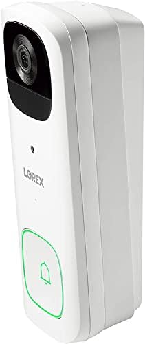 LOREX 2K безжичен паметен видео -камера на вратата од врата w/ноќно гледање и 2 Way Talk - Battery Powered