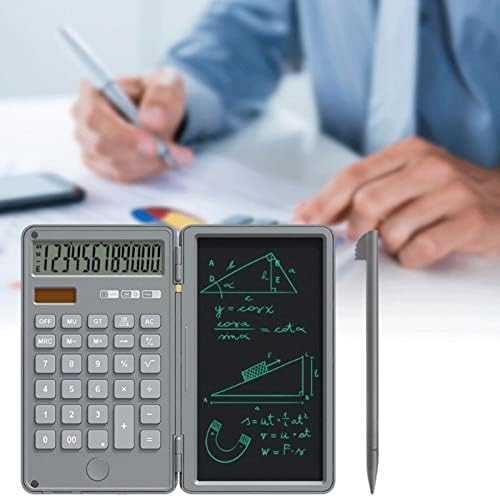 Калкулатор и рампа за пишување XWWDP 12-цифрени големи калкулатори за биро за прикажување на ЛЦД со повторено таблета за пишување