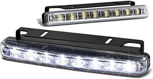 Компатибилен Со Dodge Полнач LX Chrome Домување Јасна Страна Фарови+DRL 8 LED Магла Светлина