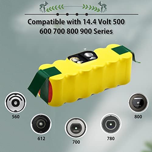 4500mah 14.4V замена на батеријата компатибилна со Roomba R3 500 600 700 800 900 серија 500 510 531 535 540 550 552 560 570 580 595 620