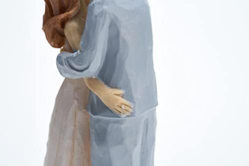 Новомос ветува фигурини- извајана рака врежана мала тежина свадбени подароци за двојка од сопруг и жена- наследство на loveубовта кон