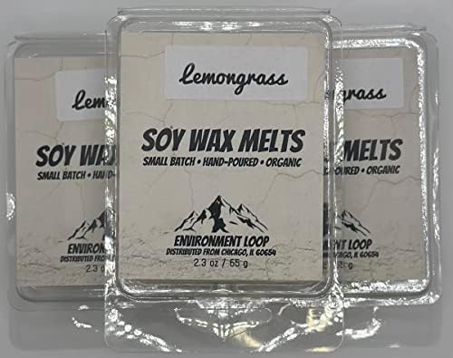 Јамка за животна средина лимоногарска ароматерапија восок коцки за топење, максимум миризливи восок од соја од 2,3 мл се топи за