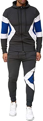 Mans Suite Mentracksuit со долги ракави за крпење спортски поставува панталони костум за мажи костуми лапел пин