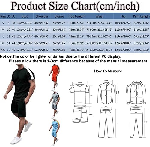 Машка облека за облека од 2 парчиња, кошула со кратки ракави и обични шорцеви на плажа Атлетски костуми летни патеки